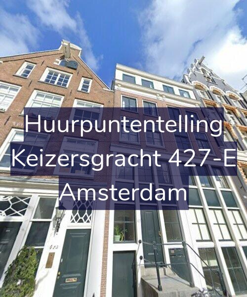 Foto gevel Huurpuntentelling voor Keizersgracht 427-E, Amsterdam
