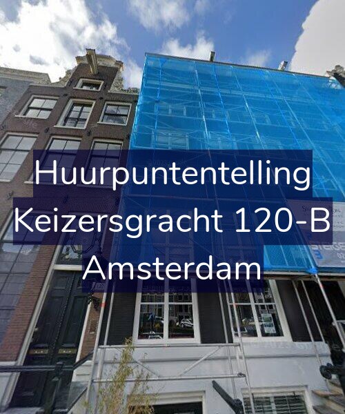 Foto gevel Huurpuntentelling voor Keizersgracht 120-B, Amsterdam