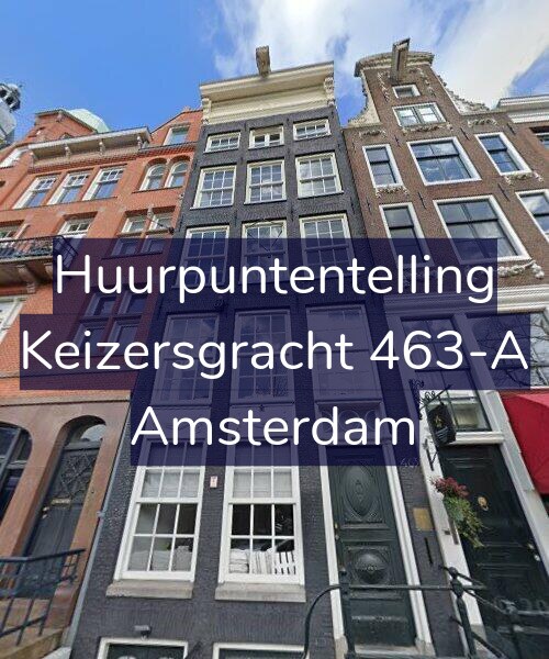 Foto gevel Huurpuntentelling voor Keizersgracht 463-A, Amsterdam