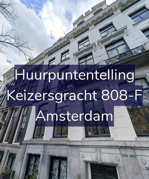 Foto gevel Huurpuntentelling voor Keizersgracht 808-F, Amsterdam