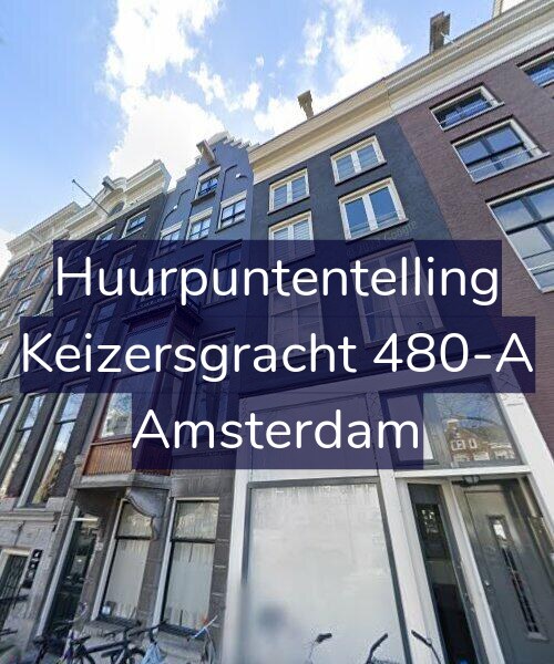 Foto gevel Huurpuntentelling voor Keizersgracht 480-A, Amsterdam