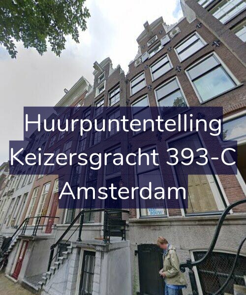 Foto gevel Huurpuntentelling voor Keizersgracht 393-C, Amsterdam