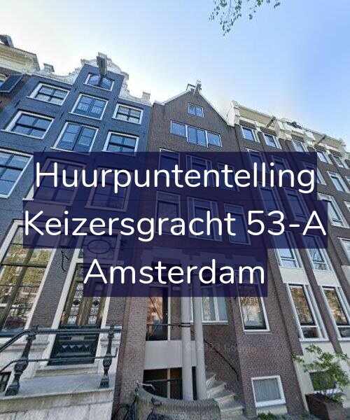 Foto gevel Huurpuntentelling voor Keizersgracht 53-A, Amsterdam