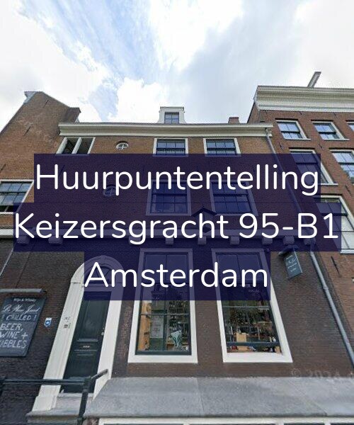 Foto gevel Huurpuntentelling voor Keizersgracht 95-B1, Amsterdam