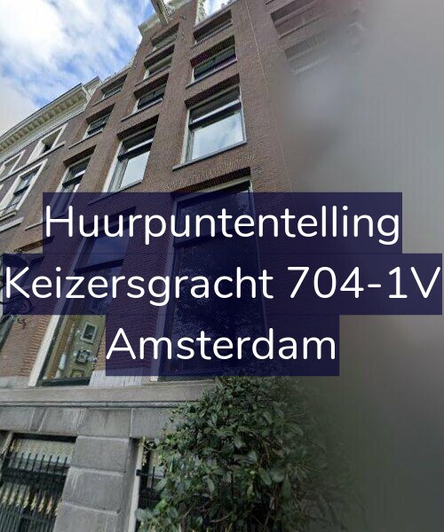 Foto gevel Huurpuntentelling voor Keizersgracht 704-1V, Amsterdam