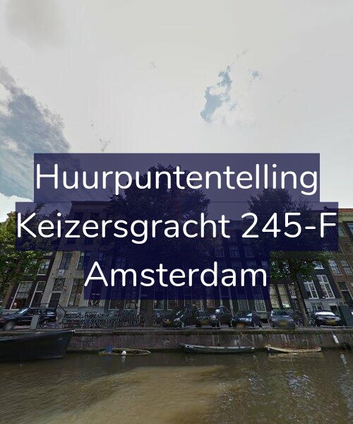 Foto gevel Huurpuntentelling voor Keizersgracht 245-F, Amsterdam