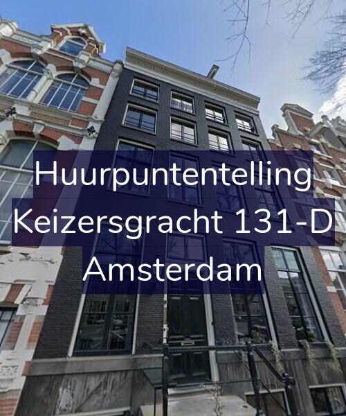 Foto gevel Huurpuntentelling voor Keizersgracht 131-D, Amsterdam
