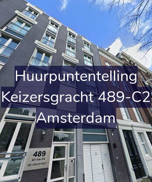 Foto gevel Huurpuntentelling voor Keizersgracht 489-C2, Amsterdam