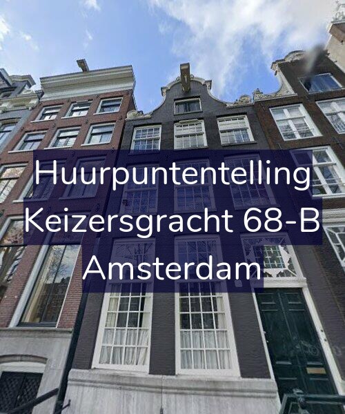 Foto gevel Huurpuntentelling voor Keizersgracht 68-B, Amsterdam