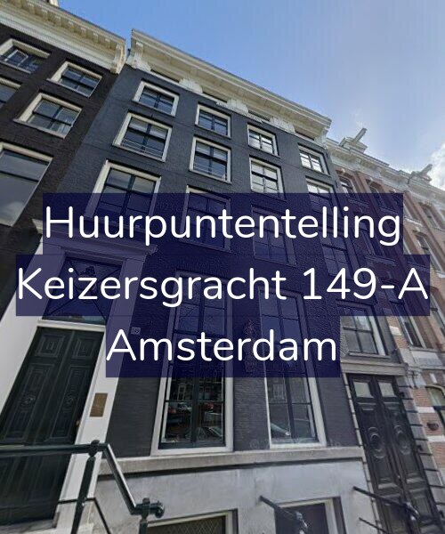 Foto gevel Huurpuntentelling voor Keizersgracht 149-A, Amsterdam