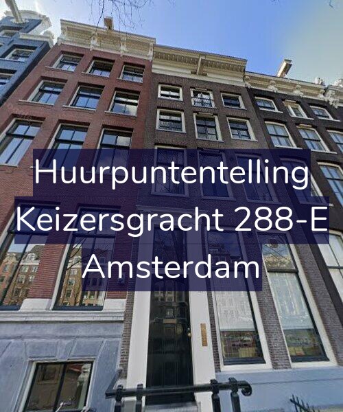 Foto gevel Huurpuntentelling voor Keizersgracht 288-E, Amsterdam