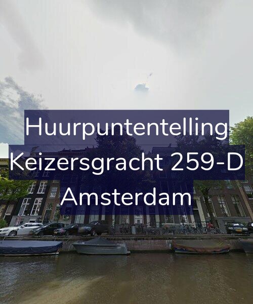 Foto gevel Huurpuntentelling voor Keizersgracht 259-D, Amsterdam