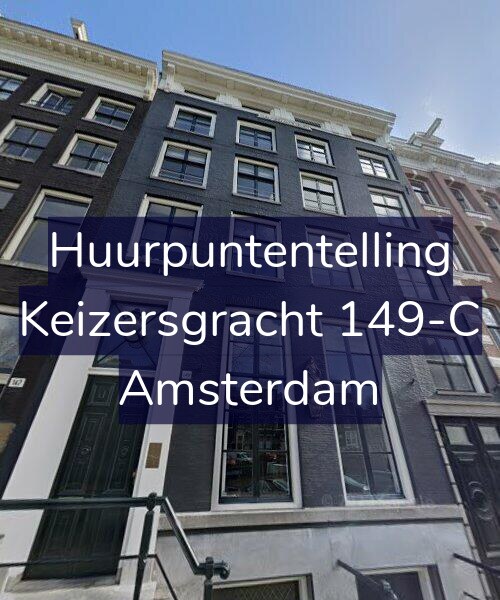 Foto gevel Huurpuntentelling voor Keizersgracht 149-C, Amsterdam
