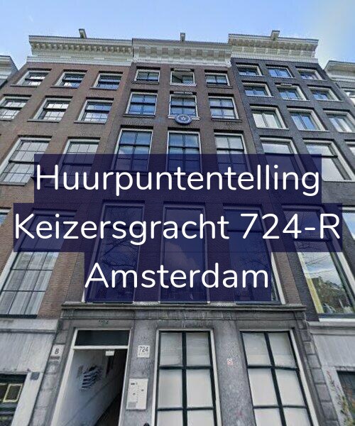 Foto gevel Huurpuntentelling voor Keizersgracht 724-R, Amsterdam