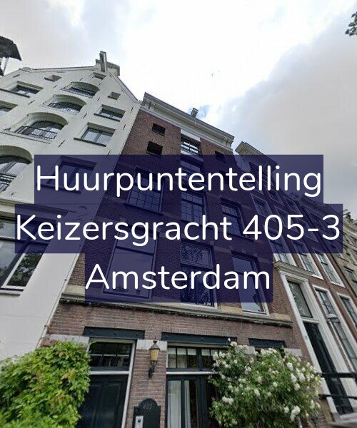 Foto gevel Huurpuntentelling voor Keizersgracht 405-3, Amsterdam
