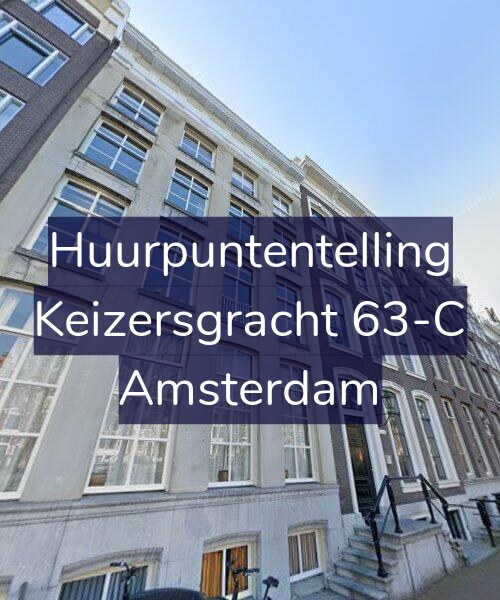 Foto gevel Huurpuntentelling voor Keizersgracht 63-C, Amsterdam