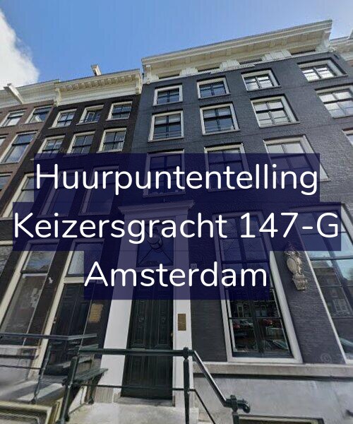 Foto gevel Huurpuntentelling voor Keizersgracht 147-G, Amsterdam