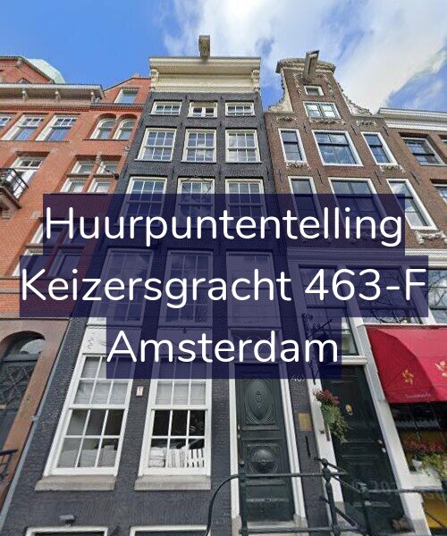 Foto gevel Huurpuntentelling voor Keizersgracht 463-F, Amsterdam