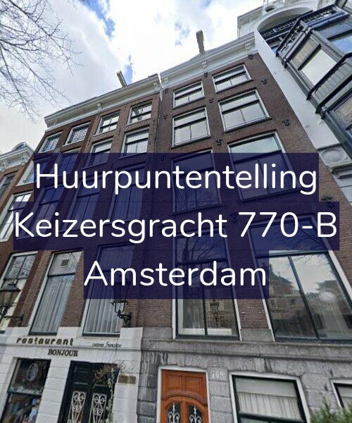 Foto gevel Huurpuntentelling voor Keizersgracht 770-B, Amsterdam