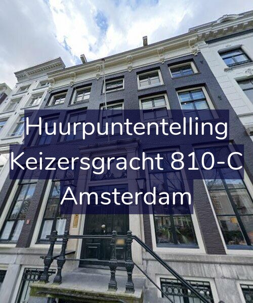 Foto gevel Huurpuntentelling voor Keizersgracht 810-C, Amsterdam