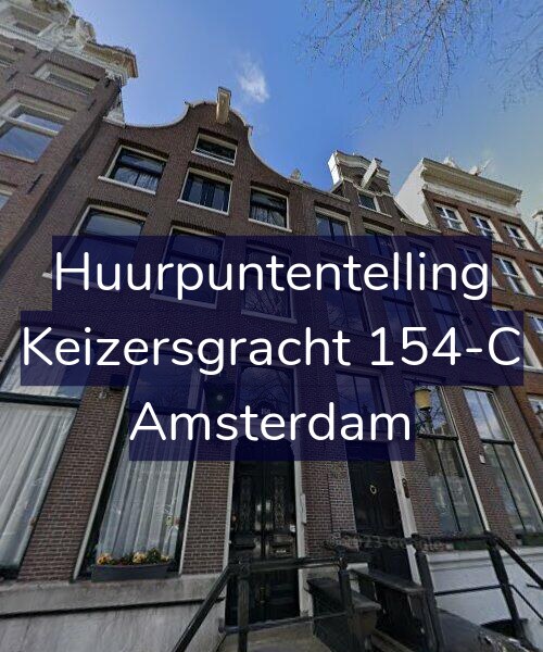 Foto gevel Huurpuntentelling voor Keizersgracht 154-C, Amsterdam