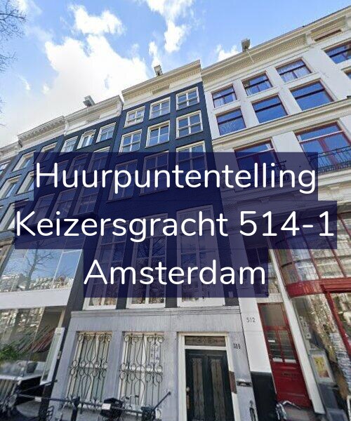 Foto gevel Huurpuntentelling voor Keizersgracht 514-1, Amsterdam