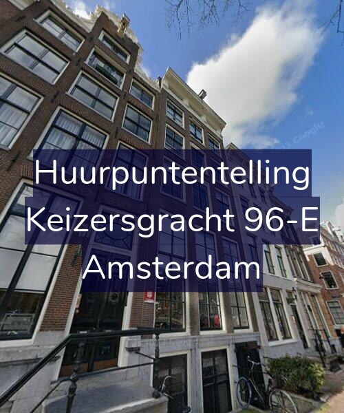 Foto gevel Huurpuntentelling voor Keizersgracht 96-E, Amsterdam