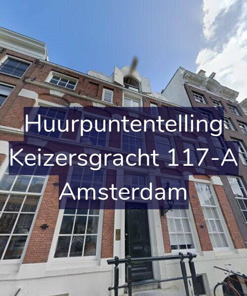 Foto gevel Huurpuntentelling voor Keizersgracht 117-A, Amsterdam
