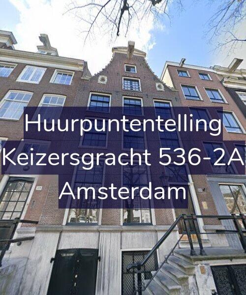 Foto gevel Huurpuntentelling voor Keizersgracht 536-2A, Amsterdam
