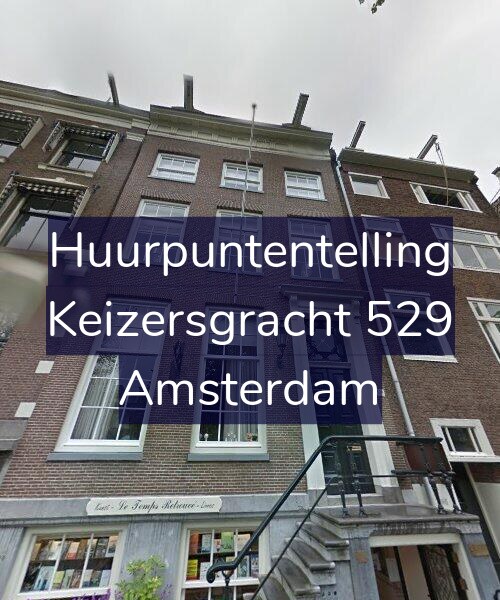 Foto gevel Huurpuntentelling voor Keizersgracht 529, Amsterdam