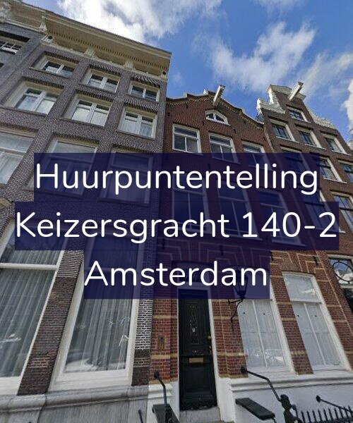 Foto gevel Huurpuntentelling voor Keizersgracht 140-2, Amsterdam