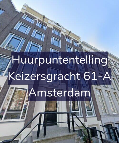 Foto gevel Huurpuntentelling voor Keizersgracht 61-A, Amsterdam
