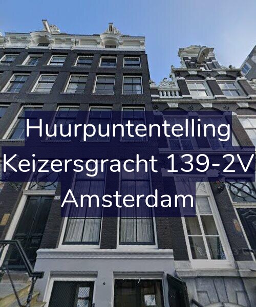 Foto gevel Huurpuntentelling voor Keizersgracht 139-2V, Amsterdam