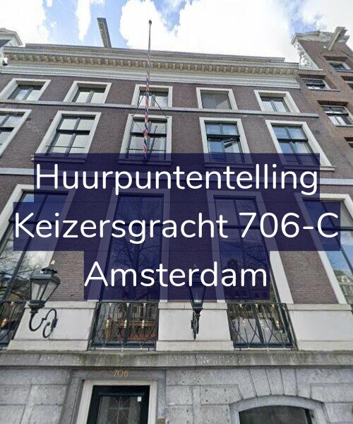 Foto gevel Huurpuntentelling voor Keizersgracht 706-C, Amsterdam