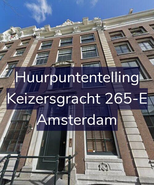 Foto gevel Huurpuntentelling voor Keizersgracht 265-E, Amsterdam