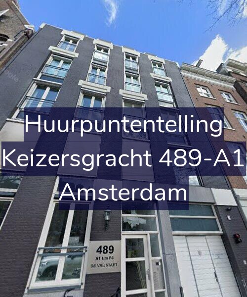 Foto gevel Huurpuntentelling voor Keizersgracht 489-A1, Amsterdam