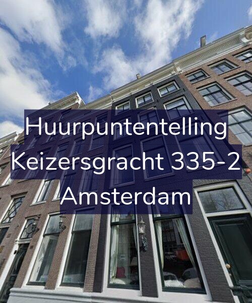 Foto gevel Huurpuntentelling voor Keizersgracht 335-2, Amsterdam
