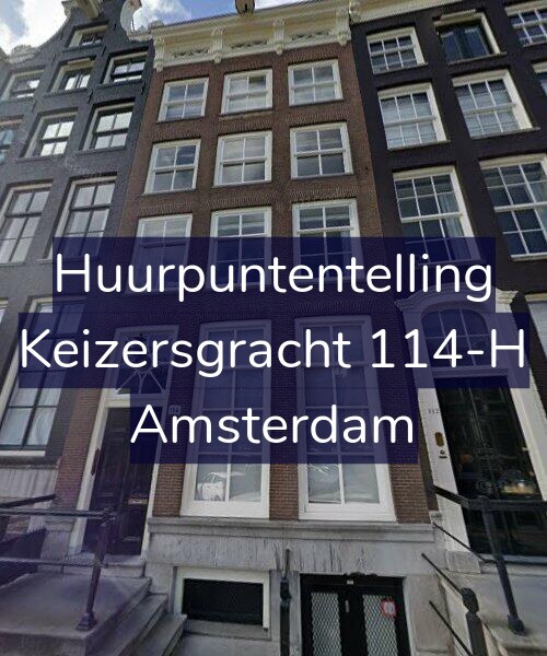 Foto gevel Huurpuntentelling voor Keizersgracht 114-H, Amsterdam