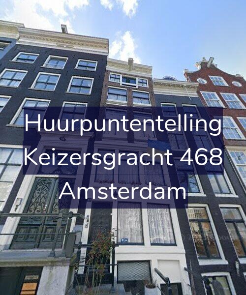 Foto gevel Huurpuntentelling voor Keizersgracht 468, Amsterdam