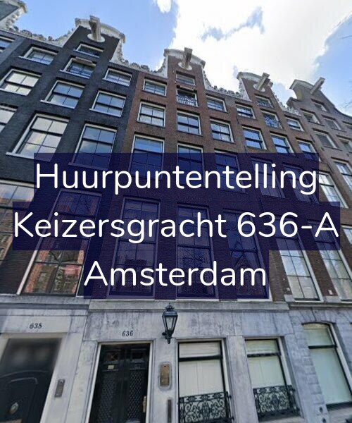 Foto gevel Huurpuntentelling voor Keizersgracht 636-A, Amsterdam