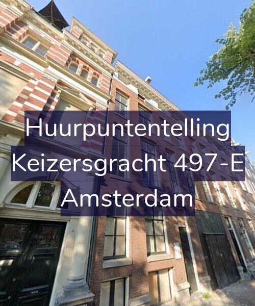 Foto gevel Huurpuntentelling voor Keizersgracht 497-E, Amsterdam