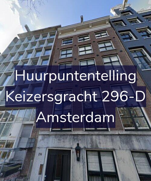 Foto gevel Huurpuntentelling voor Keizersgracht 296-D, Amsterdam