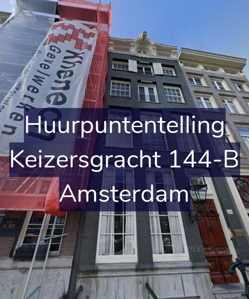 Foto gevel Huurpuntentelling voor Keizersgracht 144-B, Amsterdam