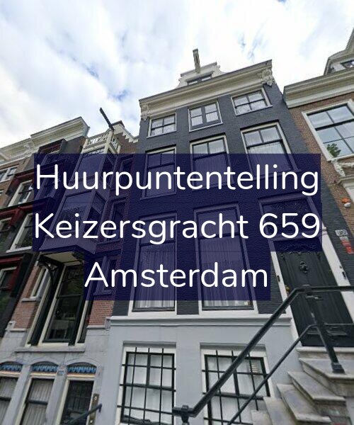 Foto gevel Huurpuntentelling voor Keizersgracht 659, Amsterdam
