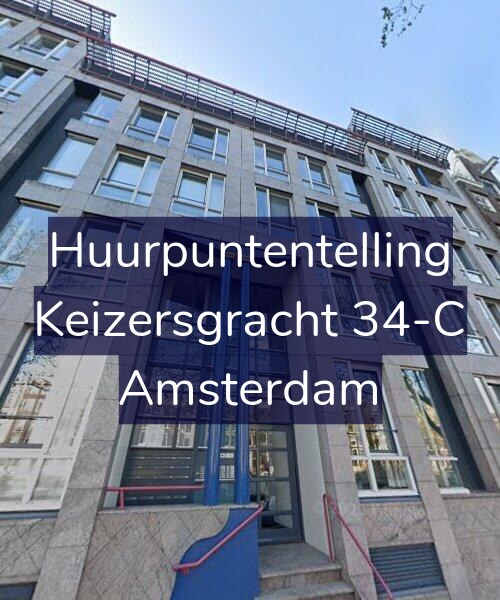 Foto gevel Huurpuntentelling voor Keizersgracht 34-C, Amsterdam