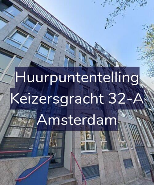 Foto gevel Huurpuntentelling voor Keizersgracht 32-A, Amsterdam