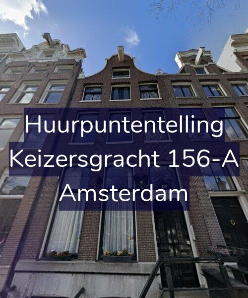 Foto gevel Huurpuntentelling voor Keizersgracht 156-A, Amsterdam