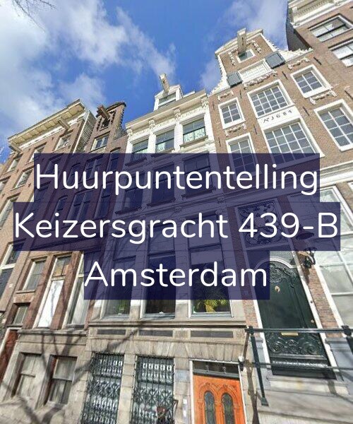 Foto gevel Huurpuntentelling voor Keizersgracht 439-B, Amsterdam