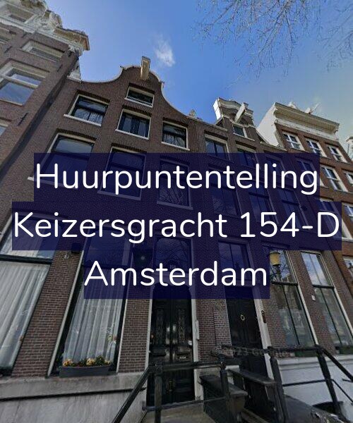 Foto gevel Huurpuntentelling voor Keizersgracht 154-D, Amsterdam