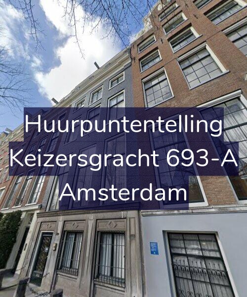 Foto gevel Huurpuntentelling voor Keizersgracht 693-A, Amsterdam